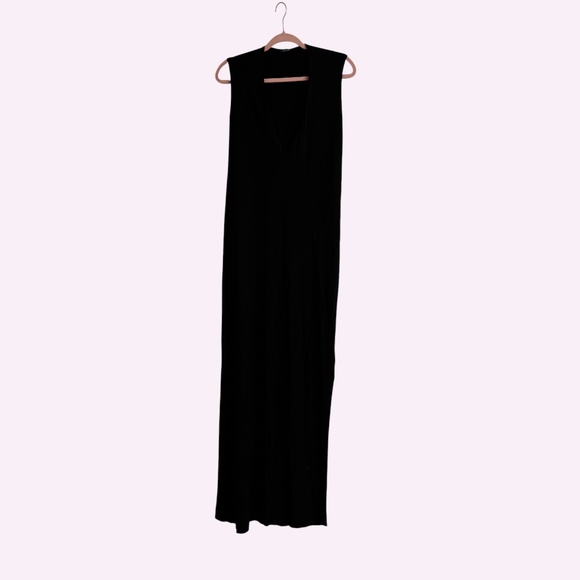 Ralph Lauren Black Sleeveless Maxi Dress Size 12 - Picture 1 of 6